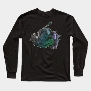 deep sea angler fish Long Sleeve T-Shirt